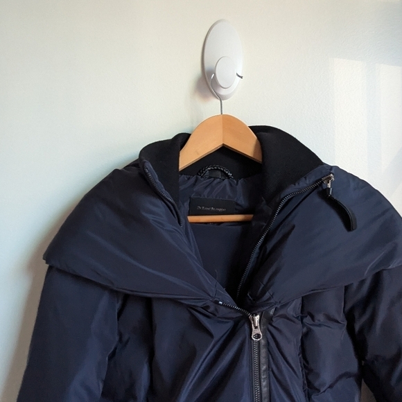 MACKAGE Black Warm Winter Contemporary Down Puffer Long Coat Size Small - Picture 3 of 13